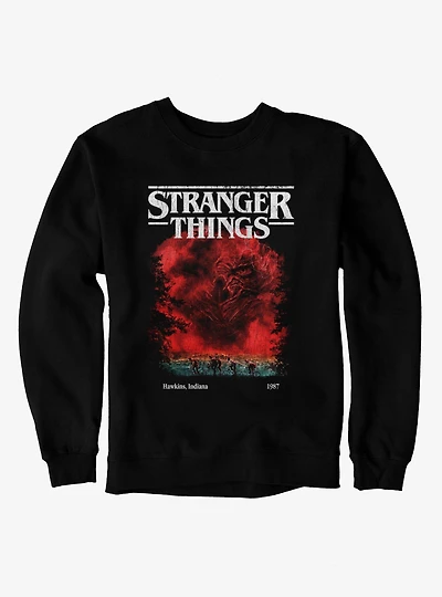 Stranger Things Vecna Hawkins Poster Sweatshirt
