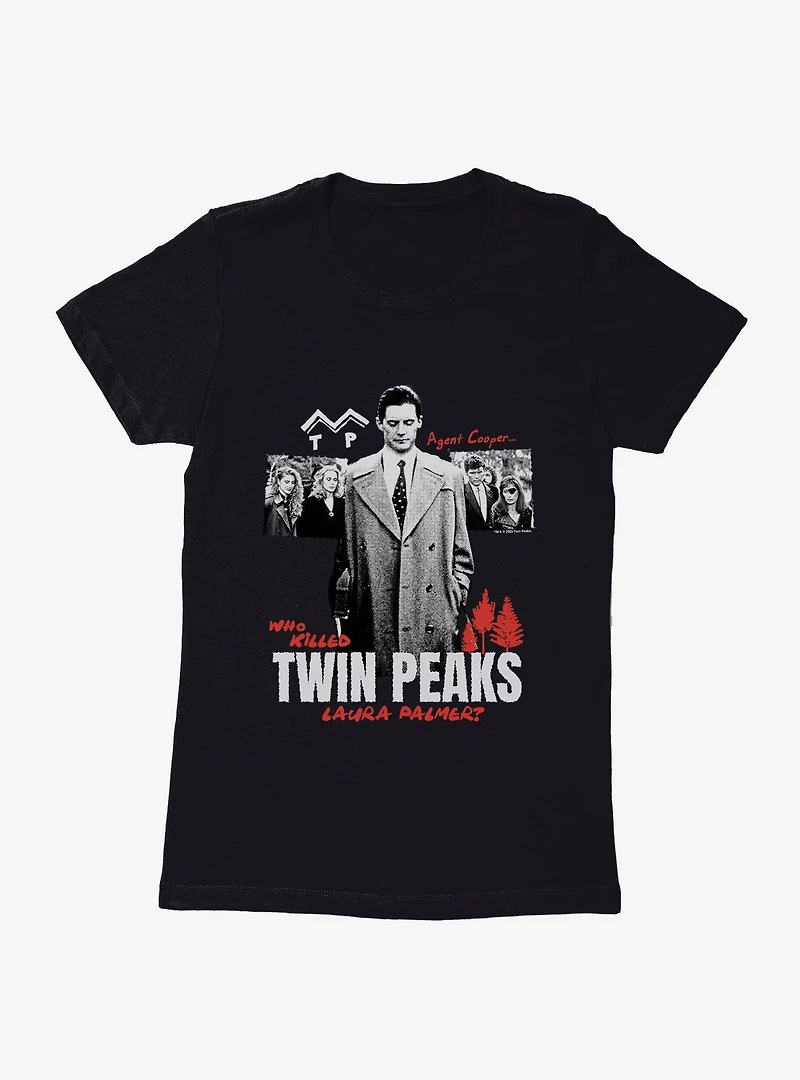 Twin Peaks Agent Cooper Womens T-Shirt