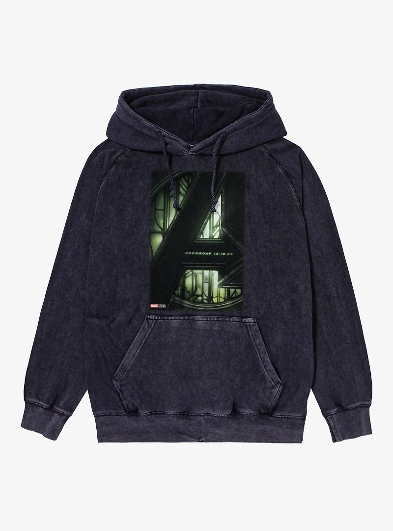 Marvel Avengers: Doomsday Poster Mineral Wash Hoodie