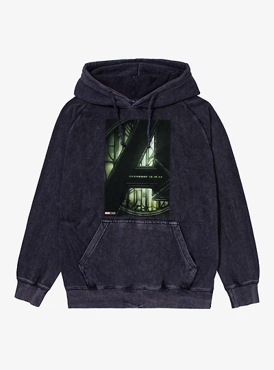 Marvel Avengers: Doomsday Poster Mineral Wash Hoodie