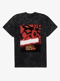 Star Wars: Maul - Shadow Lord Poster Mineral Wash T-Shirt
