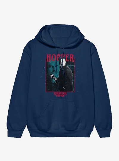 Stranger Things Hopper Action Collage Hoodie