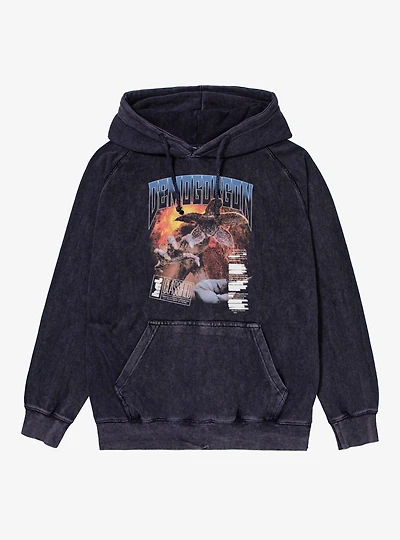 Stranger Things Classified Demogorgon Mineral Wash Hoodie