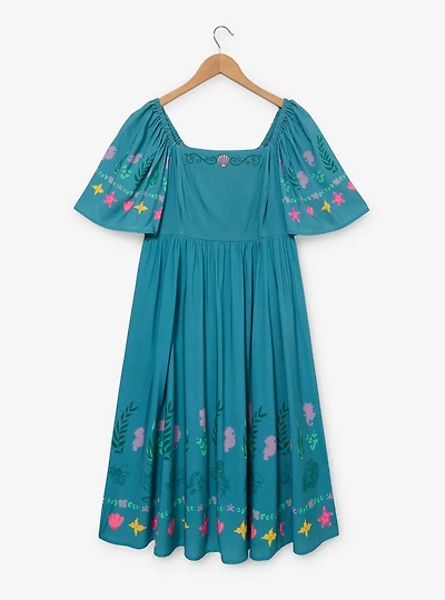 Disney The Little Mermaid Icons Plus Midi Dress - BoxLunch Exclusive