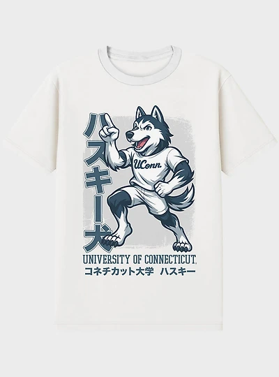University of Connecticut Anime Varsity T-Shirt