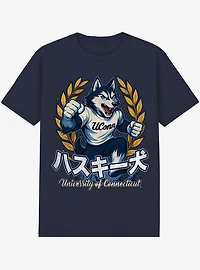 University of Connecticut Fierce Anime Mascot T-Shirt