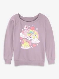 My Little Pony Rainbow Luv Womens Slouchy Sweatshirt