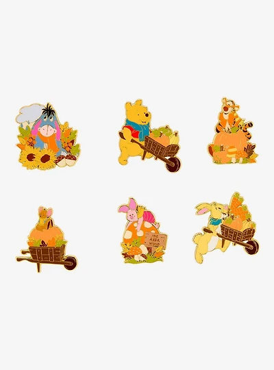 Loungefly Disney Winnie the Pooh Pumpkin Harvest Blind Box Enamel Pin - BoxLunch Exclusive