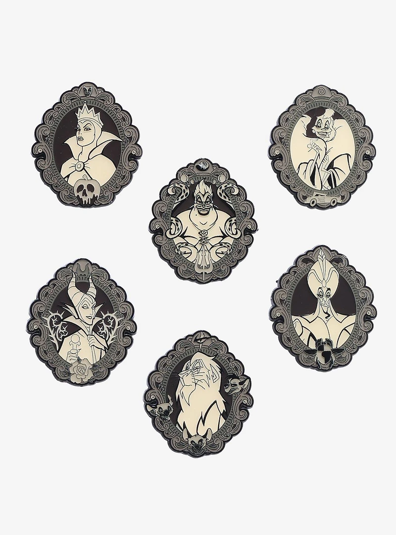 Loungefly Disney Villains Cameos Glow-in-the-Dark Blind Box Enamel Pin - BoxLunch Exclusive