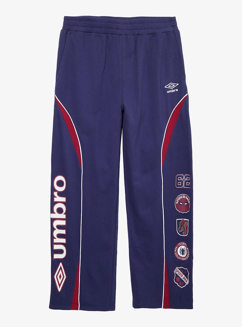 Marvel Spider-Man x Umbro Wide Leg Fleece Pants - BoxLunch Exclusive