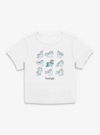 My Little Pony Sunlight Repeated Outline Womens Baby T-Shirt