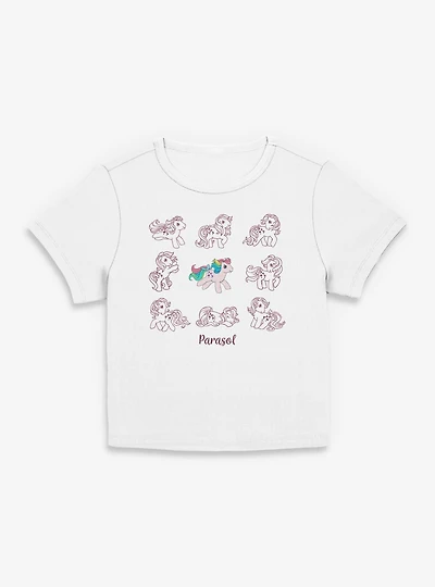 My Little Pony Parasol Repeated Outline Womens Baby T-Shirt