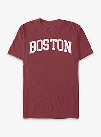 Hockey Boston Collegiate Team Name Garment Dye T-Shirt
