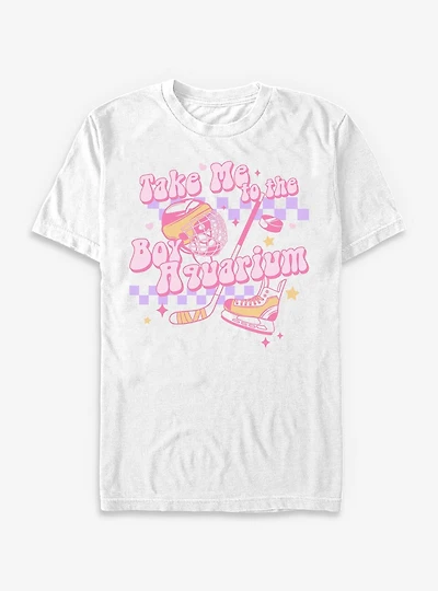 Hockey Retro Take Me To The Boy Aquarium T-Shirt