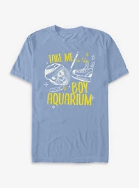 Hockey Take Me To The Boy Aquarium Garment Dye T-Shirt