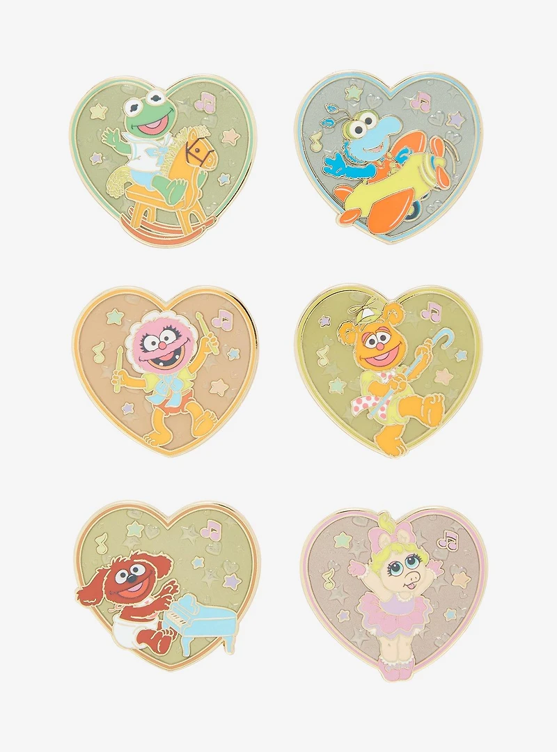 Muppet Babies Heart Blind Box Enamel Pin - BoxLunch Exclusive
