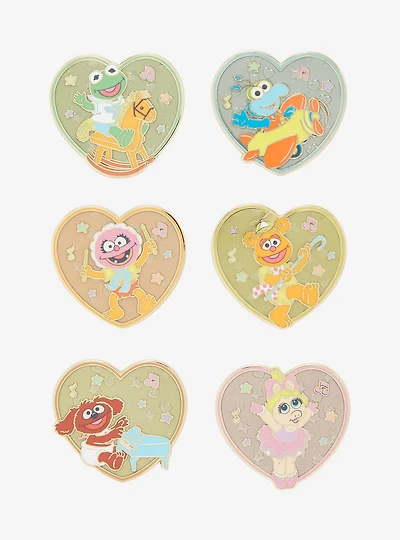 Muppet Babies Heart Blind Box Enamel Pin - BoxLunch Exclusive