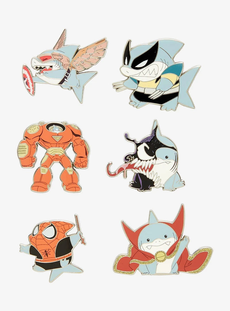 Marvel Jeff the Land Shark Blind Box Enamel Pin — BoxLunch Exclusive