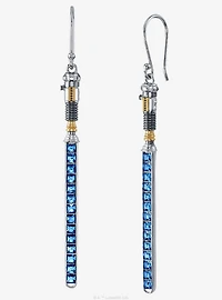 Star Wars X RockLove Obi-Wan Kenobi Crystal Lightsaber Earrings