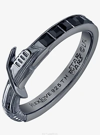 Star Wars X RockLove Darksaber Crystal Lightsaber Ring