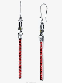 Star Wars X RockLove Darth Vader Crystal Lightsaber Earrings