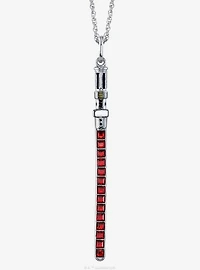 Star Wars X RockLove Darth Vader Crystal Lightsaber Necklace