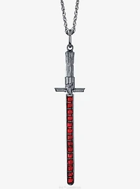 Star Wars X RockLove Kylo Ren Crystal Lightsaber Necklace