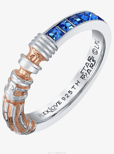 Star Wars X RockLove Leia Organa Crystal Lightsaber Ring