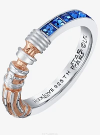 Star Wars X RockLove Leia Organa Crystal Lightsaber Ring