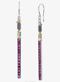 Star Wars X RockLove Mace Windu Crystal Lightsaber Earrings