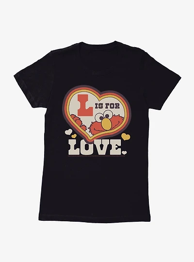 Sesame Street L Is For Love Womens T-Shirt