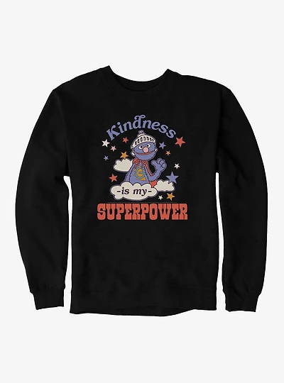 Sesame Street Grover Kindness Is My Superpower Sweatshirt