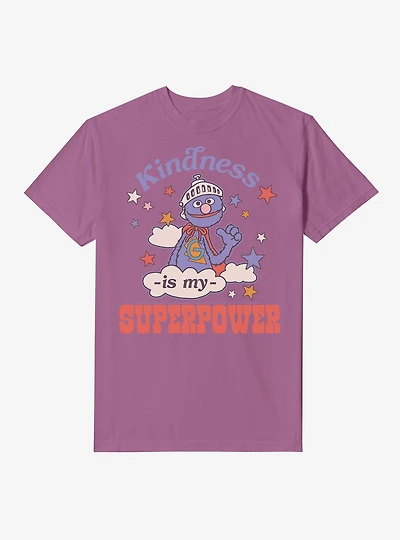 Sesame Street Grover Kindness Is My Superpower Garment-Dyed T-Shirt