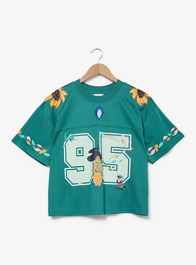 Disney Pocahontas Women's Cropped Football Jersey - BoxLunch Exclusive