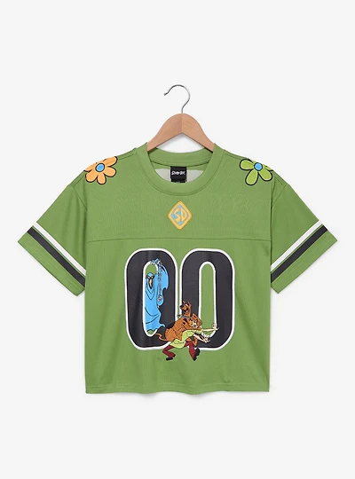 Scooby-Doo Green Cropped Football Jersey — BoxLunch Exclusive