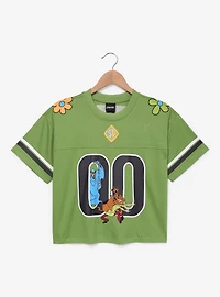 Scooby-Doo Green Plus Cropped Football Jersey — BoxLunch Exclusive
