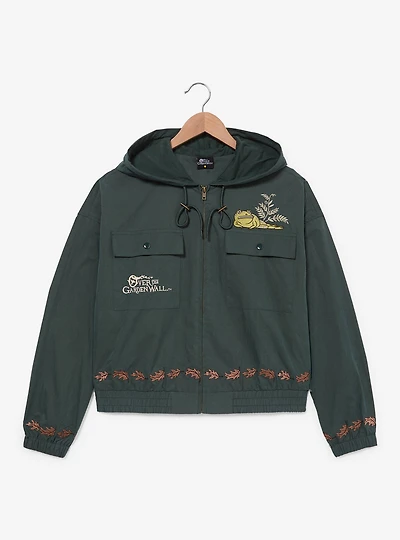 Over The Garden Wall Icons Women's Plus Cropped Windbreaker - BoxLunch Exclusive