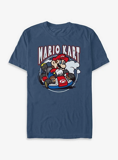 Nintendo Mario Kart Fast Swerve Garment-Dyed T-Shirt