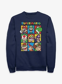 Nintendo Super Mario Character Hall Of Fame Sweatshirt