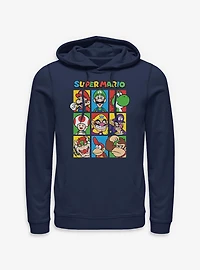Nintendo Super Mario Character Hall Of Fame Hoodie