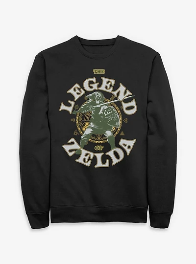 The Legend Of Zelda Fighting Crest Link Sweatshirt