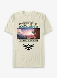 The Legend Of Zelda Breath Wild View Garment-Dyed T-Shirt