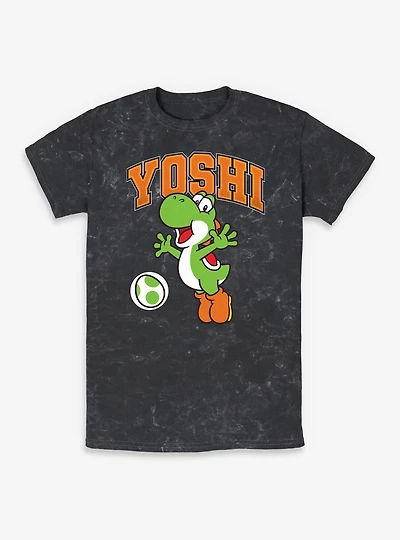 Nintendo Mario Yoshi Jump Mineral Wash T-Shirt