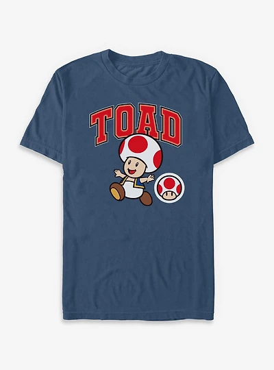 Nintendo Mario Toad Jump Garment-Dyed T-Shirt