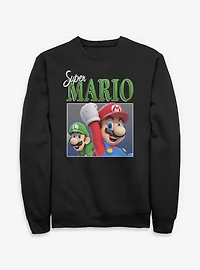 Nintendo Super Mario Luigi & Cheer Sweatshirt