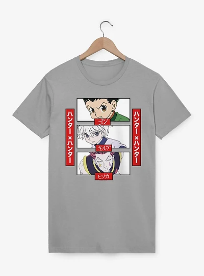 Hunter X Gon Killua Hisoka Panels T-Shirt