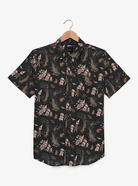 Over The Garden Wall Wirt & Greg Forest Allover Print Woven Button-Up - BoxLunch Exclusive
