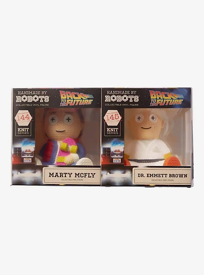 Handmade by Robots Back to the Future Marty & Doc 2-Pack Vinyl Figure