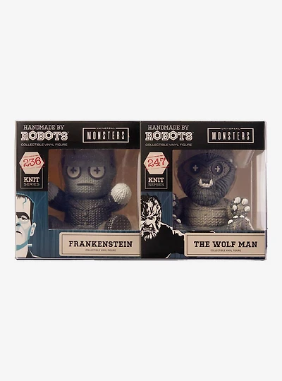 Handmade by Robots Universal Monsters Frankenstein & Wolf Man 2-Pack Vinyl Figure