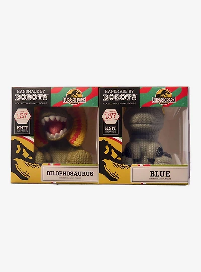 Handmade by Robots Jurassic Park Blue & Delophosaurus 2-Pack Vinyl Figure